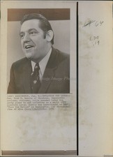 1971 Washington Fred Harris Democratic Chairman Interview Wirephoto 7x9 picture
