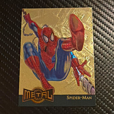 Marvel 1995 Marvel Metal Spider-Man Gold blaster#12 absolute gem 10 candidate picture