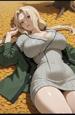 Lady Tsunade Naruto Waifu Sticker picture