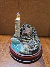 1999 Thomas Kinkade “The Light of Peace” Illuminated Lighthouse #J8002 Tested * picture