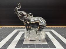 Stunning Lenox Crystal Elephant Raised Trunk Figurine 1994 Collectible - Germany picture