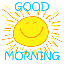 Good Morning Sticker 4x4