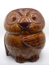 Vintage McCoy Brown Owl Cookie Jar without Lid picture