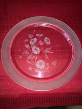 Vintage AVON Etched HUMMINGBIRD 24% Lead Crystal 12½