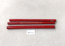 Vintage F N Gooptu & Co Red & Blue Pencils No 8 Old Stationery India Retro 3Pc picture