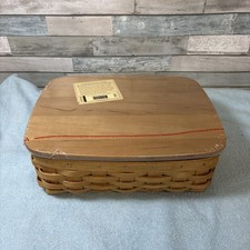 Longaberger 2003 Vacation Keepsake Basket w/ New Lid  picture