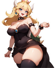 Bowsette Weatherproof Anime Sticker 6