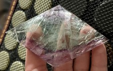 Fluorite Crystal Natural Polished Diamond Shape picture
