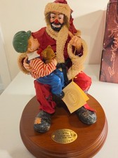  EMMETT KELLY Jr CLOWN PAPER MACHE FIGURE RUDOLPH  Had A RED NOSE TOO  picture