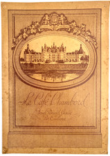 1945 LE CAFE CHAMBORD vintage restaurant dinner menu NEW YORK CITY 803 Third Ave picture