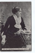 Last Photograph Louisa May Alcott Little Women Concord MA Chrome Postcard Vtg picture