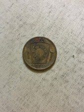 Abilene Texas Chapter No 159 RAM Masonic Penny Token Royal Arch Mason Freemason picture