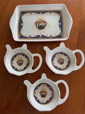 NICE 2011 Royal Heritage Small Plate and Coasters William Katherine Royals Set picture