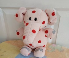 1998 Large 12” Pink Spotted Elephant Vintage CVS Plush Rudolph Reindeer Misfit picture