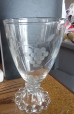 Vintage Anchor Hocking Boopie grape cluster wine glass picture