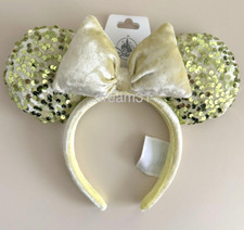Disney Tinker Bell Minnie Mouse Sequined Green Ears Headband Adult Tinkerbell picture