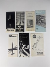 Vintage NASA Brochures Lot 7 Apollo-Soyuz Redstone Space Center Guidebook picture