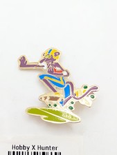 Vtg 1980 UAC Geoffrey Pink Panther Football Skates Lapel Pin Brooch. picture