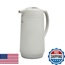 Zojirushi AHGB-10DWB Thermal Serve Carafe 1.0 Liter White Made in Japan picture