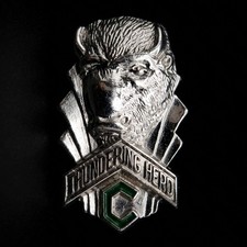 Vtg Marshall University Captain Pin Thundering Herd Bison Buffalo Rare Jostens picture