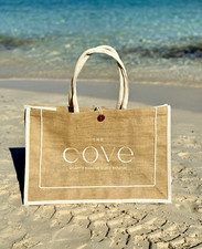 The Cove Atlantis Resort & Casino Paradise Island Bahamas Jute Beach Tote Bag picture