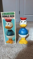 Disney Vintage Donald Duck Stacking Toy, Has All Pieces & Original Box Rare picture