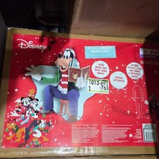 New Disney's 4Ft Animated Holiday Goofy Christmas Decor Animatronic Prop picture