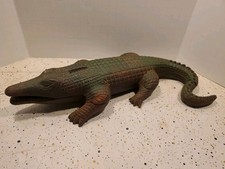 Antique cast iron 12 inch crocodile alligator bank doorstop picture