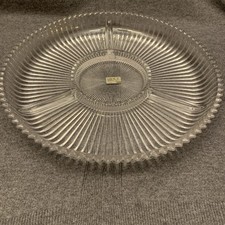 Mikasa 14” Diamond Fire Divided Relish Dish picture