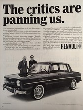 1966 LIFE Ad Advertisement RENAULT 8 The Critics are Panning Us. picture