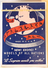 Vintage 1940s Models Of All Nations Playing Cards Rare Pinup Deck SEALED New NOS picture