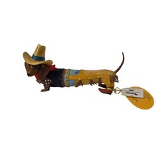 Westland Hot Diggity Get A Long Little Doggie Dachshund Cowboy 16505 2005 picture