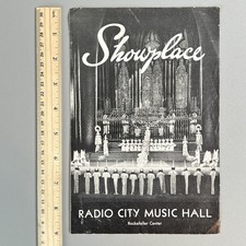 Vintage 1957 Radio City Music Hall Showplace Program Funny Face Audrey Hepburn picture