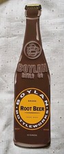BOYLAN’S bottleworks 17” tin sign Root Beer, (1 Sign) picture