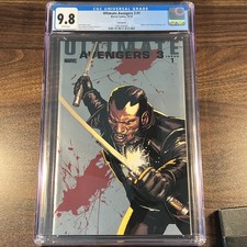 Ultimate Avengers #13 (Marvel 2010) Foil Edition Blade Cover Rare CGC 9.8 picture