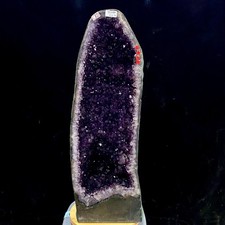 46.7LB  Natural Amethyst Geode Quartz Crystal Cluster Cathedral Energy healing picture
