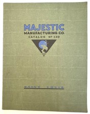 Vintage 1920's-1930 Majestic Manufacturing Catalog Hotel Coal Fired Ranges RARE picture