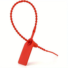 100Pcs Plastic Tamper Seals Tamper Self-Locking Security Zip Tie,Security Tag fo picture
