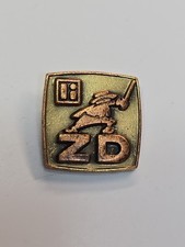 Litton Industries ZD Lapel Pin Zero Defects Defense Contractor Defunct 2001 picture