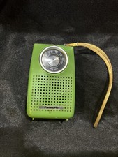 VTG Green 1970s Panasonic Model R-1052 AM 9 Volt Transistor Radio Repair/parts picture