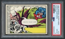 1966 Donruss Marvel Captain America Rookie #10 PSA 4 picture