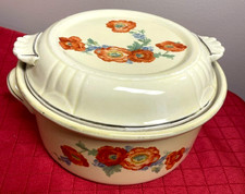 Hall's Pottery Orange Poppy Radiance 8