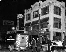 Scene of gambling raid at 390 Tremont St where 21 were arrested Old Photo picture