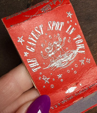 Vintage Bamboo Room “The Gayest Spot in Town” Matchcover – Galveston, Texas picture