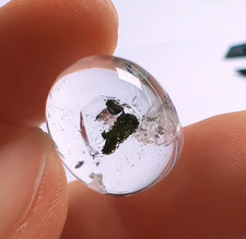 18*15*9mm Natural Enhydro Quartz Moving Water Drop Specimens Palm Reiki picture