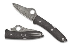 Spyderco C255CFPD SpyOpera Carbon Fiber Damasteel-Thor Sprint picture