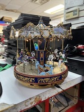 VINTAGE 1999 Mr. Christmas The Carousel Millennium Edition Works Merry Go Round picture