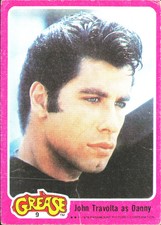 John Travolta as Danny Trading Card 1978 Topps Grease #9 picture