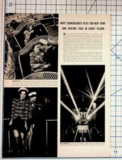 1940s NYC Coney Island Sailors Magazine Article Ephemera picture