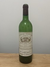 Empty 1982 Chateau Margaux Grand Cru Bordeaux Bottle picture